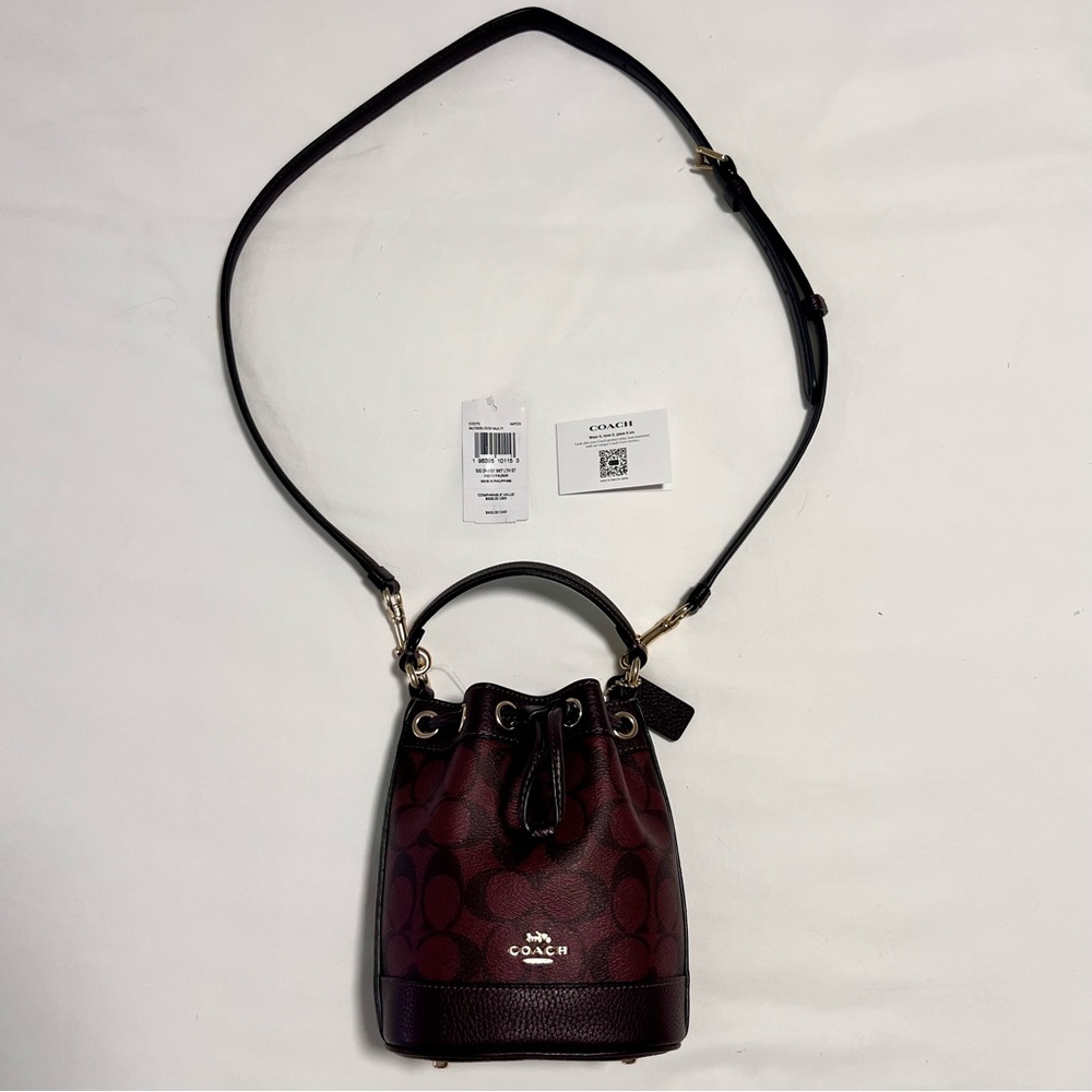 COACH Dempsy Drawstring Bucket Bag
